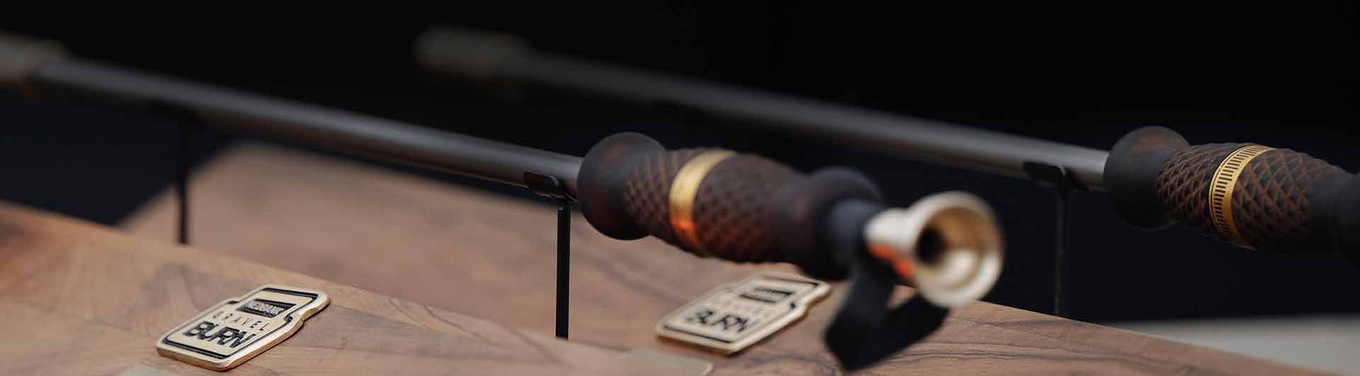 The Fire Starter trophy on its stand